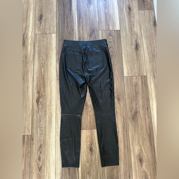 SPANX womens leather like skinny leggings size medium - Picture 5 of 6